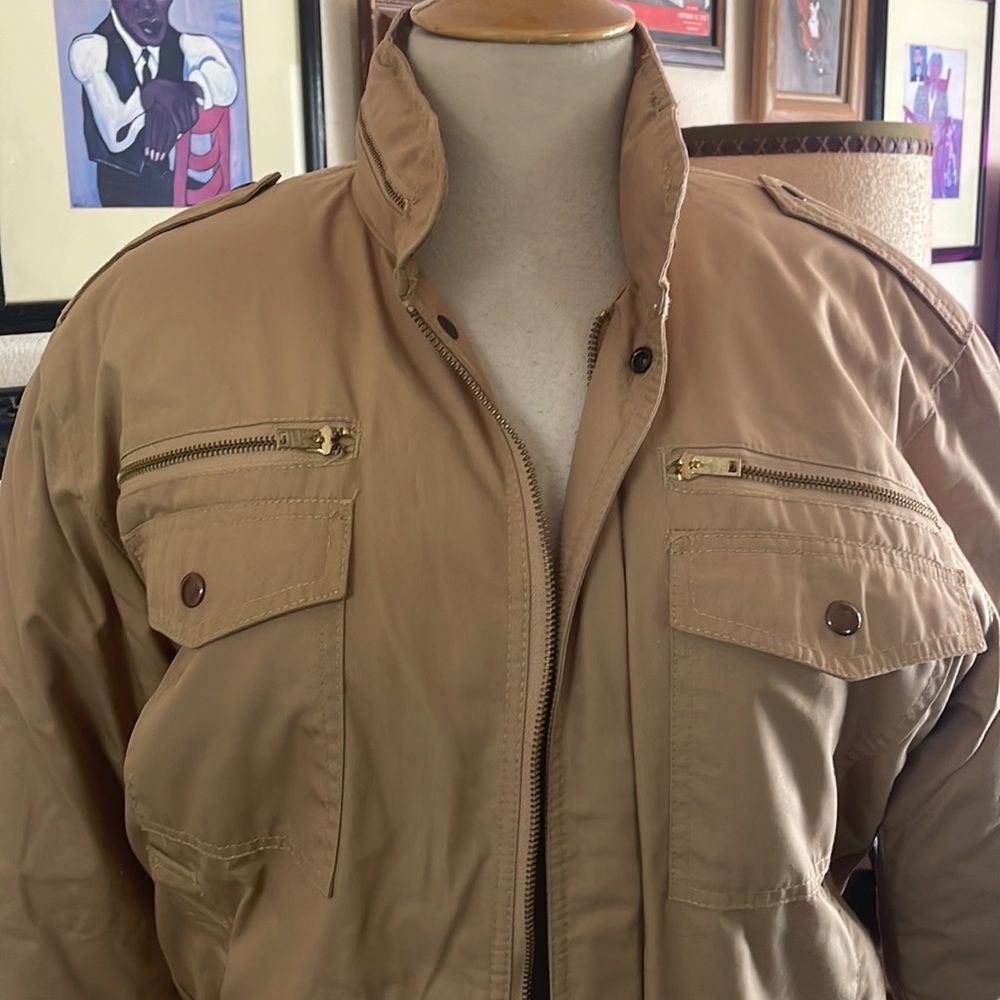 Vintage 80s Utility Puffer Jacket - image 2